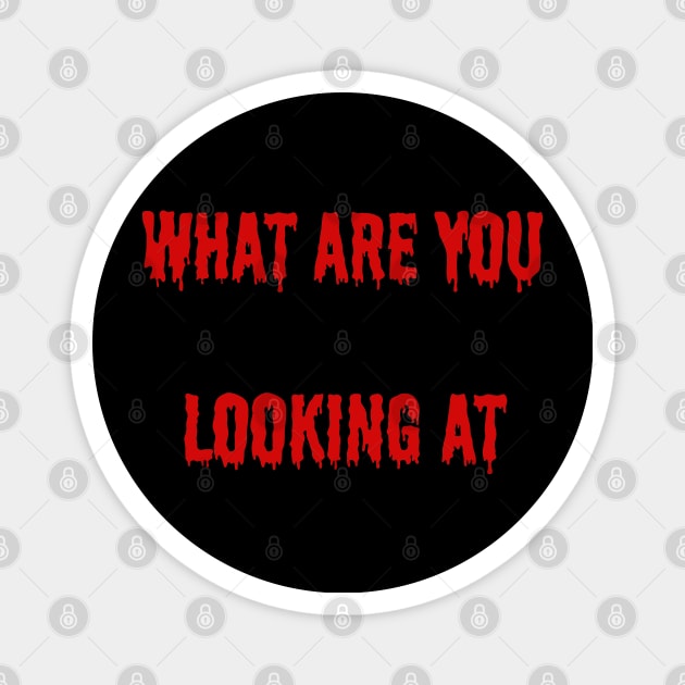 What Are You Looking At Magnet by mdr design